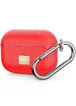 TPU футляр Leather Type для наушников AirPods Pro Красный
