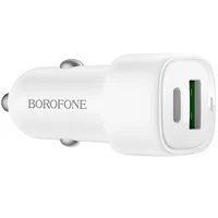 АЗУ Borofone BZ34B Cloud PD20W+QC3.0 total 38W (1USB-A/1C) White