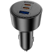АЗУ WIWU CC026 Warriors PD200W+QC3.0 (1USB-A/2C) Black