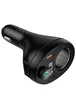 АЗУ FM модулятор Hoco E88 Star cigarette lighter 35W (2USB-C) Black