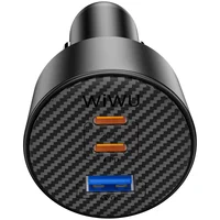 АЗУ WIWU CC026 Warriors PD200W+QC3.0 (1USB-A/2C) Black