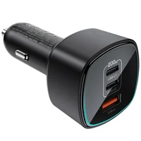 АЗУ Acefast B18 PD100W+QC3.0 total 200W (1USB-A/2C) Black