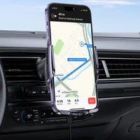 Автодержатель с БЗУ Hoco CA202 Plus Black