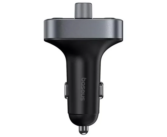 АЗУ FM модулятор Baseus S-09 Pro Series 18W (2USB-A/1C) (C10762200113) Cluster Black