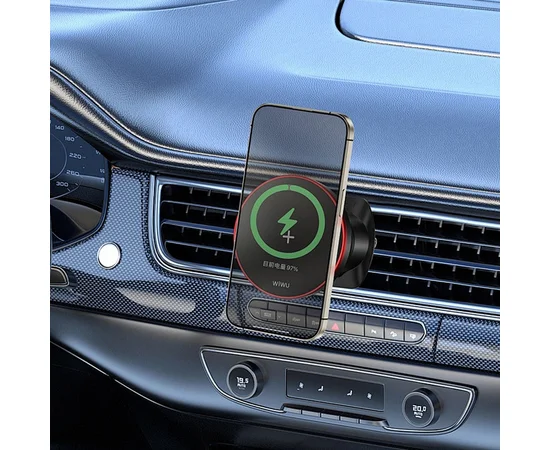 Автодержатель с БЗУ WIWU CH-316 Black