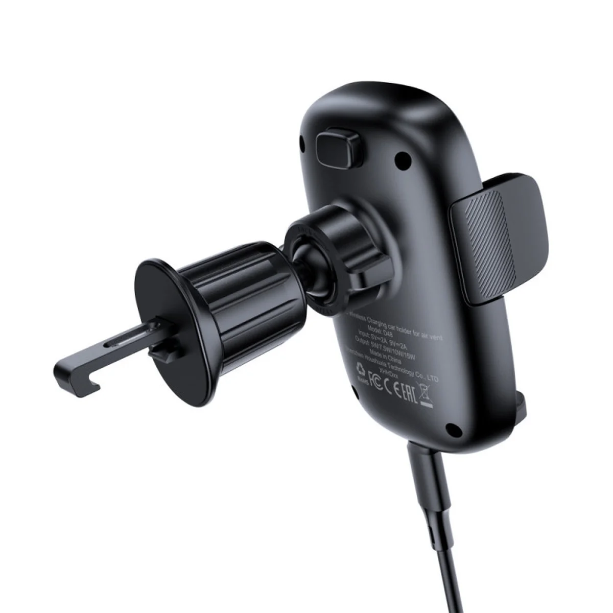 Автотримач із БЗУ Acefast D48 Air Vent Black