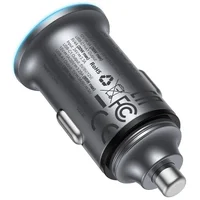 АЗУ Acefast B15 PD20W+QC3.0 total 65W (1USB-A/1C) Gray