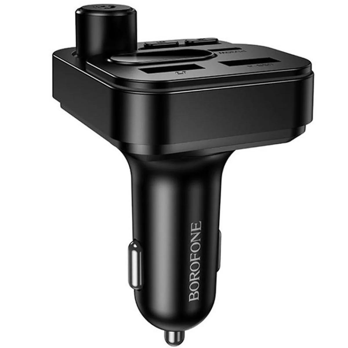 АЗУ FM модулятор Borofone BC61 Ocean 45W (1USB-A/1C) Black