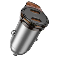 АЗУ Hoco NZ16B Rigorous PD45W (2USB-C) Metal grey