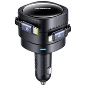 АЗУ Baseus Enjoyment Max PD60W with retractable cables (1USB-C/1L) (C00035507121) Cosmic Black