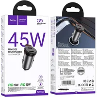 АЗУ Hoco NZ16B Rigorous PD45W (2USB-C) Metal grey