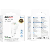 АЗУ Borofone BZ34B Cloud PD20W+QC3.0 38W (1USB-A/1C) White