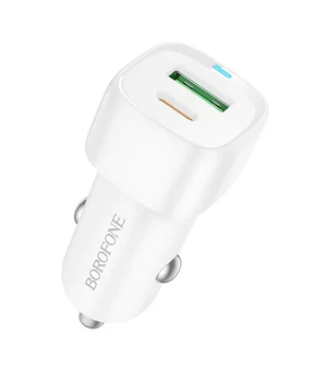 АЗУ Borofone BZ34B Cloud PD20W+QC3.0 38W (1USB-A/1C) White
