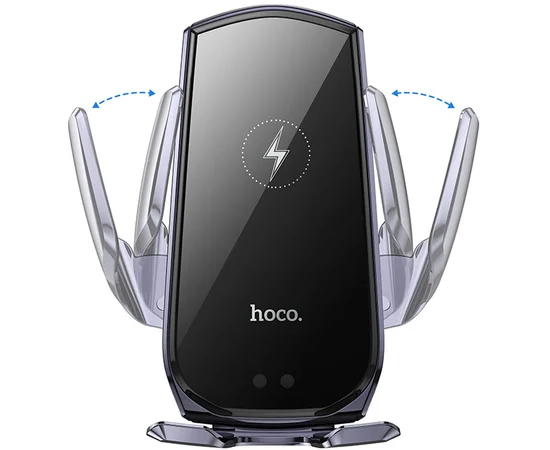 Автодержатель с БЗУ Hoco CA202 Plus Black