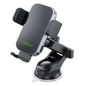 Автотримач із БЗУ Acefast D53 with Electric Clamp for Dashboard Black