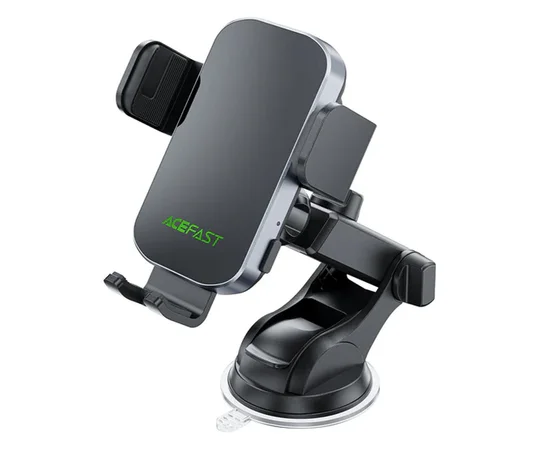 Автодержатель с БЗУ Acefast D53 with Electric Clamp for Dashboard Black