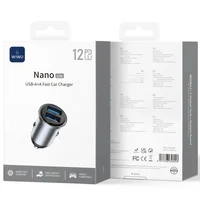 АЗУ WIWU CC031 Nano Lite 12W (2USB-A) Gray