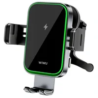Автотримач із БЗУ WIWU CH-313 Black
