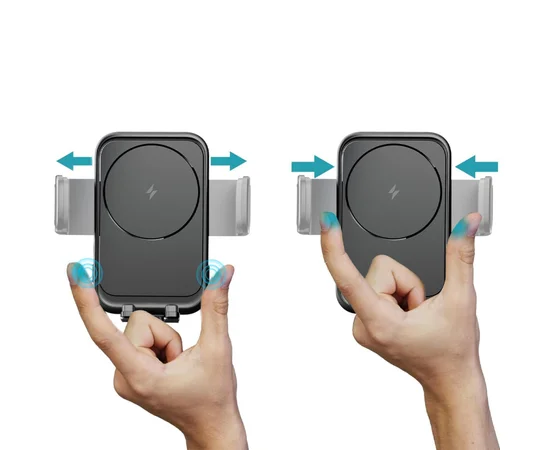 Автодержатель с БЗУ WIWU CH-321 15W Black