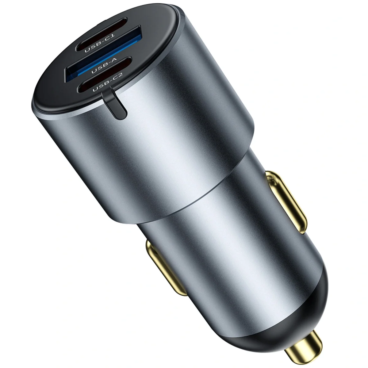 АЗУ WIWU CC032 Nano Pro PD60W+QC3.0 (1USB-A/2C) Gray