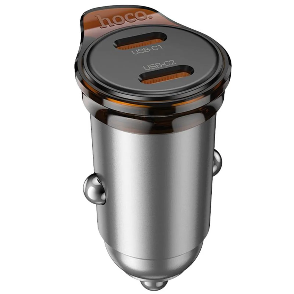 АЗУ Hoco NZ16B Rigorous PD45W (2USB-C) Metal grey