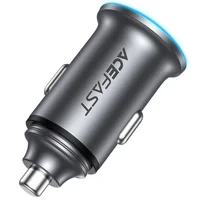 АЗУ Acefast B15 PD20W+QC3.0 total 65W (1USB-A/1C) Gray