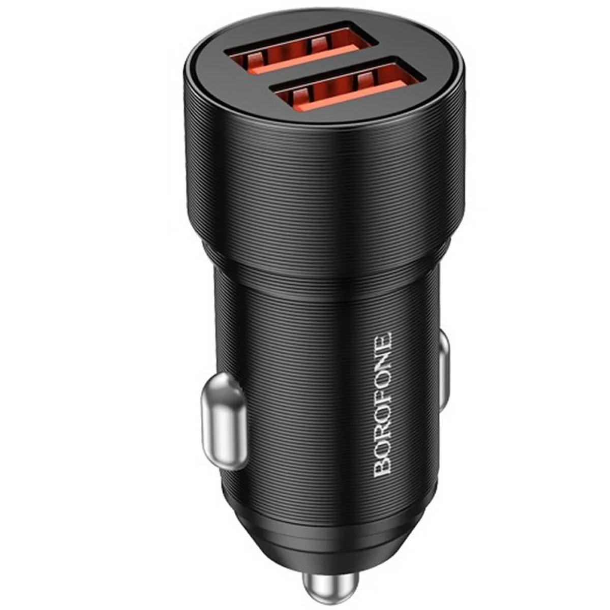 АЗУ Borofone BZ19B Metal Dual QC3.0 36W (2USB-A) Black