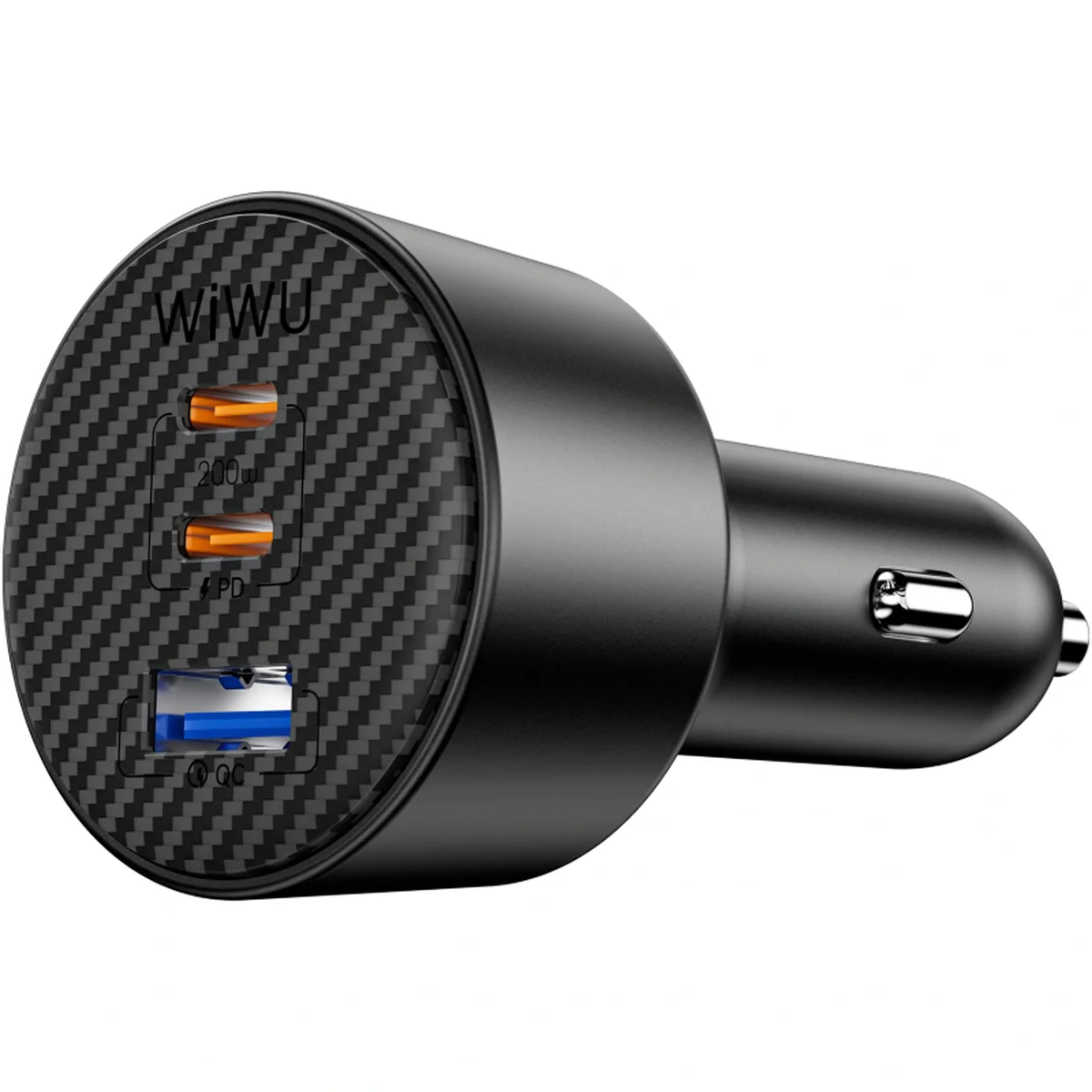 АЗУ WIWU CC026 Warriors PD200W+QC3.0 (1USB-A/2C) Black