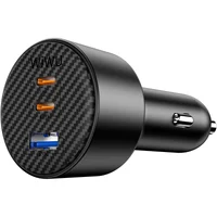 АЗУ WIWU CC026 Warriors PD200W+QC3.0 (1USB-A/2C) Black