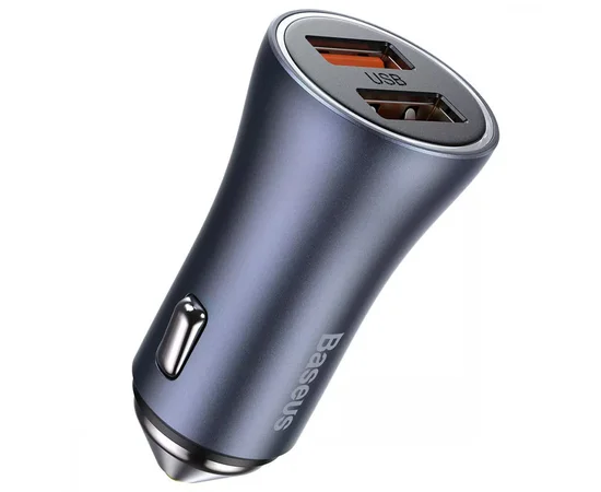 АЗУ Baseus Golden Contactor Pro 40W 2USB + Type-C 5A (1m) (TZCCJD-A0G) Серый