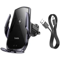 Автодержатель с БЗУ Hoco CA202 Plus Black