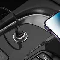 АЗУ Borofone BZ29B Outstanding PD36W (2USB-C) Transparent purple