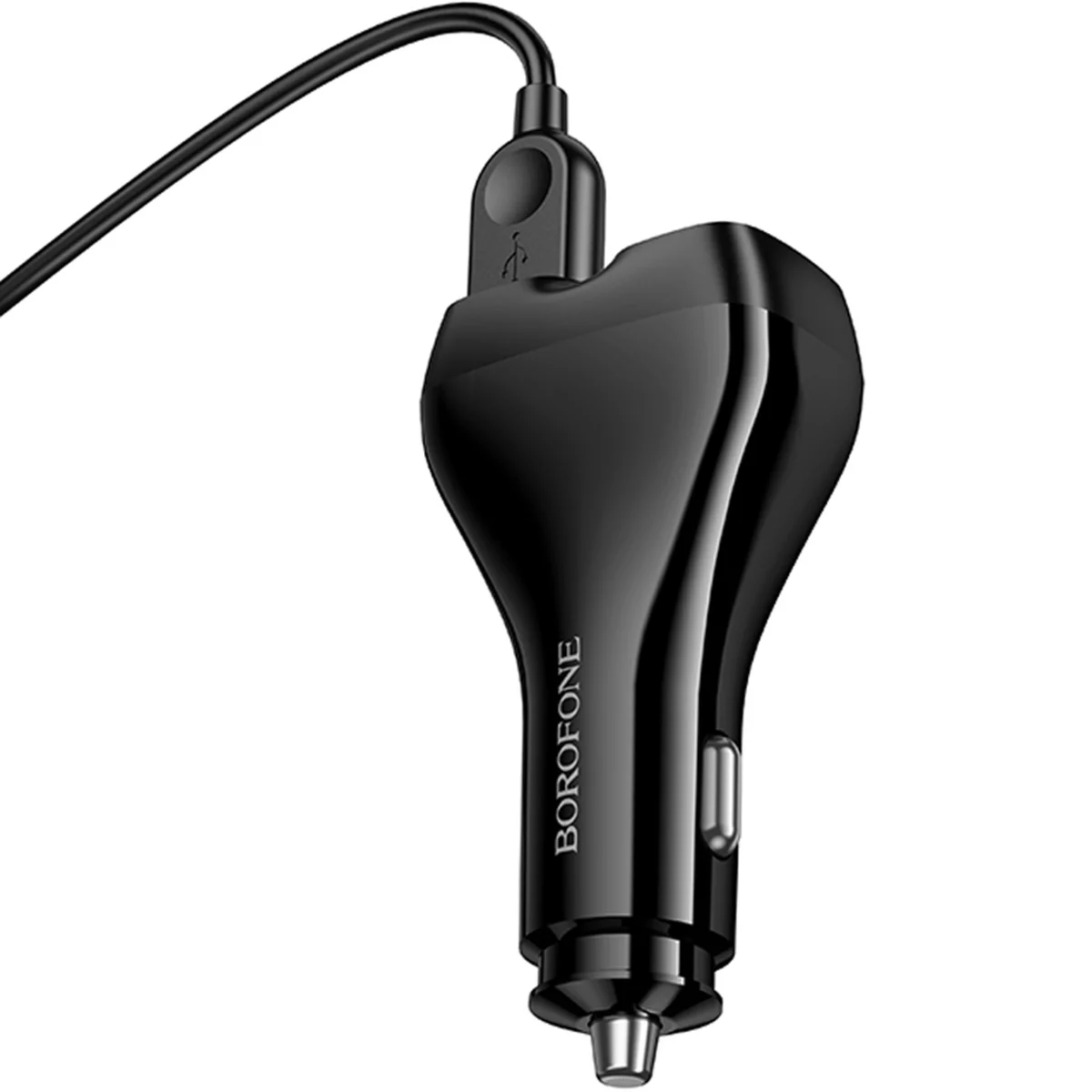 АЗУ Borofone BZ35 Leader PD15W+QC3.0 total 30W (2USB-A/2C) + кабель USB to Lightning Black