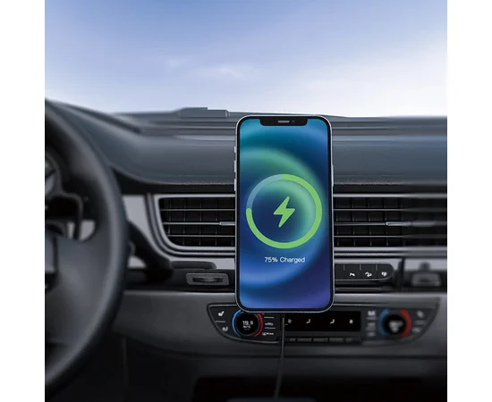 Автоутримувач із БЗУ WIWU CH-315 Gray