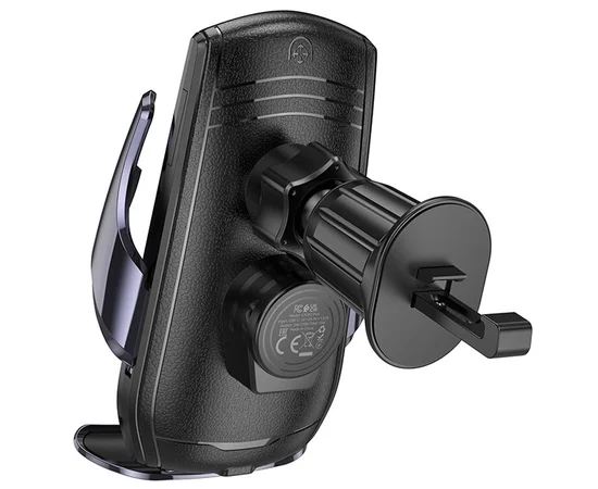 Автодержатель с БЗУ Hoco CA202 Plus Black