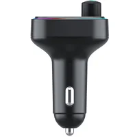 АЗУ FM модулятор WIWU QC031 MP3 Car PD20W+QC3.0 (2USB-A/1C) Black