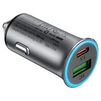 АЗУ Acefast B16 PD65W+QC3.0 total 95W (1USB-A/1C) Gray