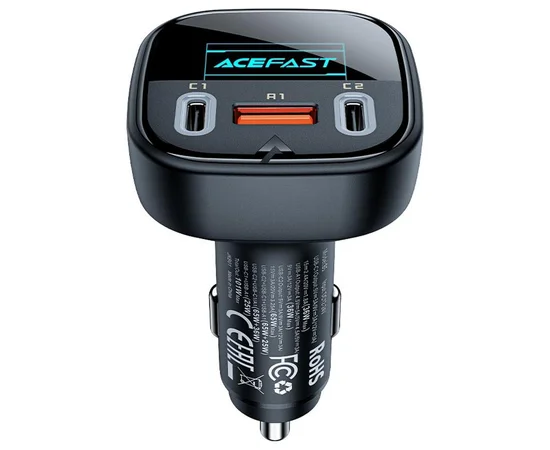 АЗУ Acefast B5 PD36W+QC4.0 total 101W (1USB-A/2C) Black