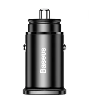 АЗУ Baseus Square Metal PD 3.0 QC 4.0+ 30W USB + Type-C (CCALL-AS) Черный