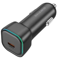 АЗУ Borofone BZ28A Trophie PD30W+QC3.0 (1USB-A/1C) Black