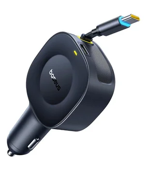АЗУ Baseus PrimeTrip VR2 45W with retractable cable (2USB-C) (C02069) Cosmic Black