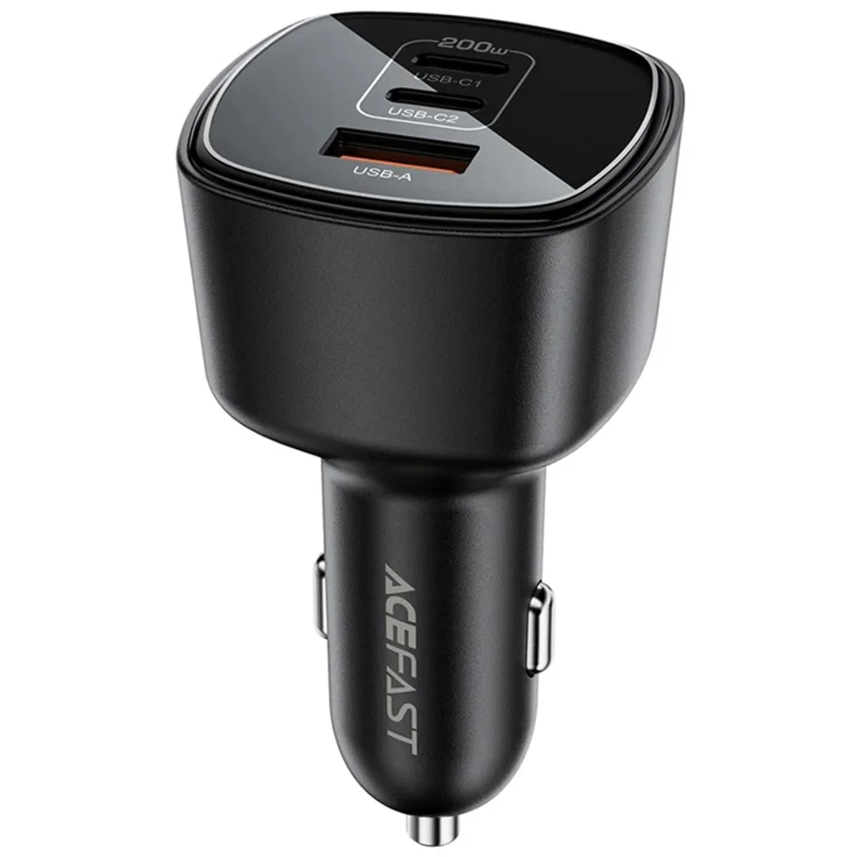 АЗУ Acefast B18 PD100W+QC3.0 total 200W (1USB-A/2C) Black