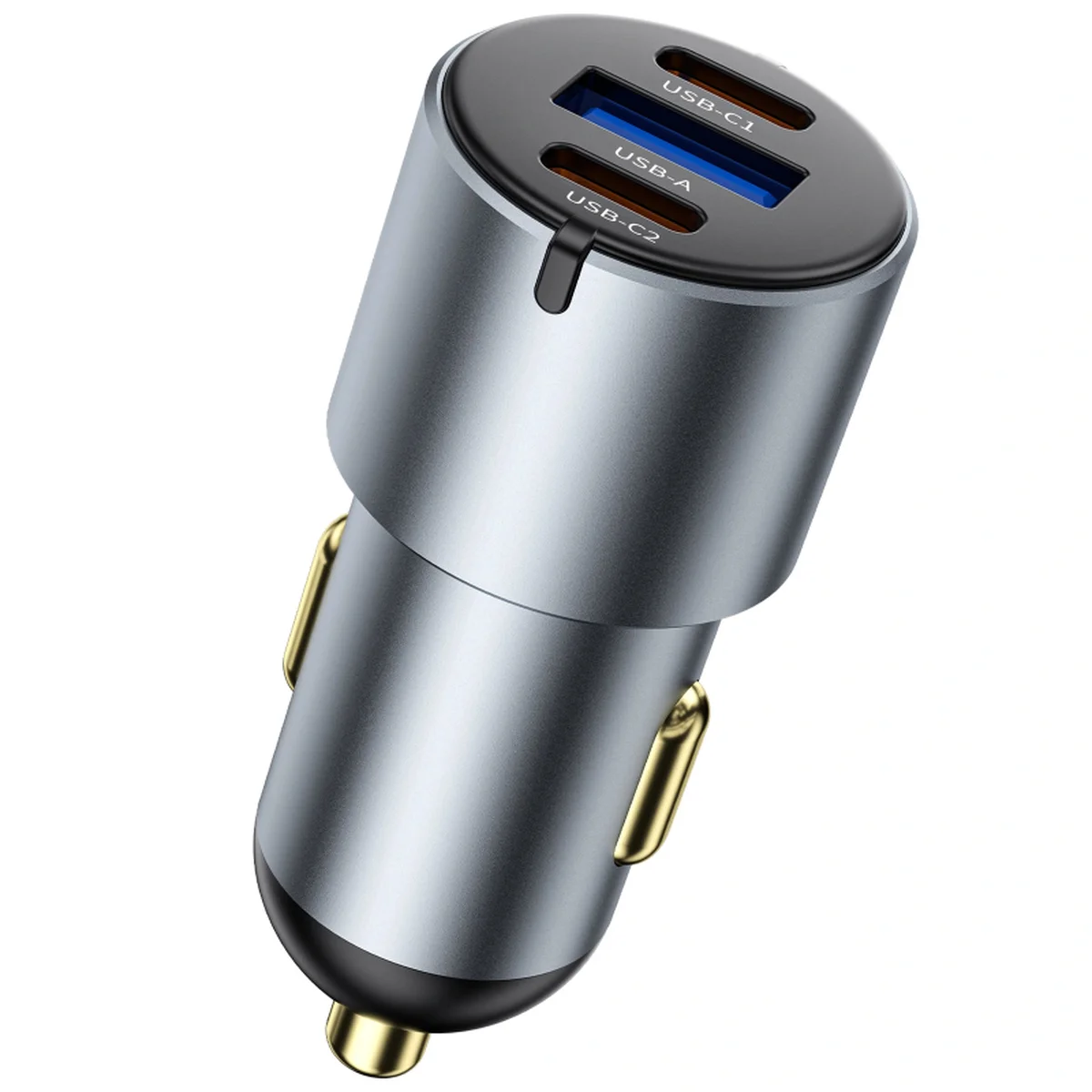 АЗУ WIWU CC032 Nano Pro PD60W+QC3.0 (1USB-A/2C) Gray