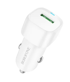АЗУ Borofone BZ34 Cloud QC3.0 18W (1USB-A) White
