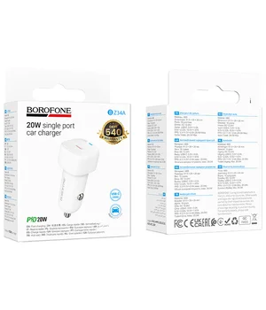 АЗУ Borofone BZ34A Cloud PD20W (1USB-C) White