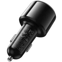 АЗУ FM модулятор Hoco E166 Path PD42W+QC3.0 (1USB-A/1C) Black