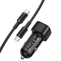 АЗУ Borofone BZ34B Cloud PD20W+QC3.0 total 38W (1USB-A/1C) + кабель Type-C to Type-C Black