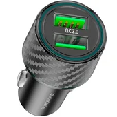 АЗУ Borofone BZ21A Brilliant QC3 total 36W (2USB-A) Black