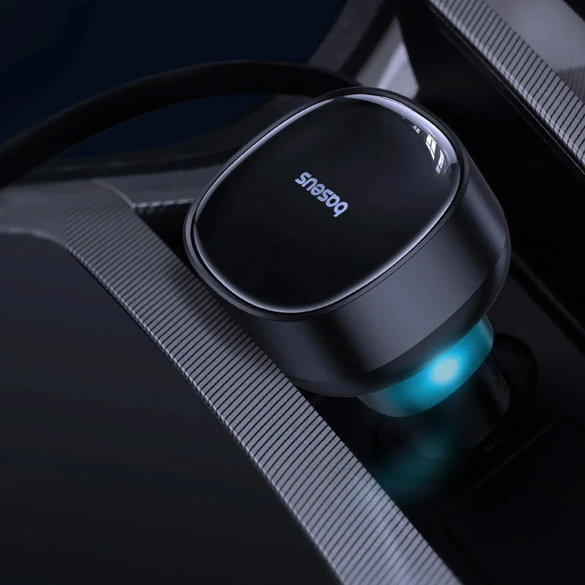 АЗУ Baseus Enjoyment Pro 60W (1USB-C) + выдвижной кабель Type-C (C00057802111-01) Cluster Black