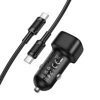 АЗУ Borofone BZ34A Cloud PD20W (1USB-C) + кабель Type-C to Type-C Black